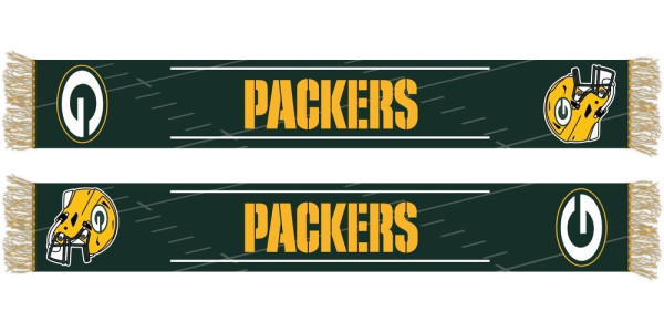 Green Bay Packers HD Knitted Jaquard Scarf