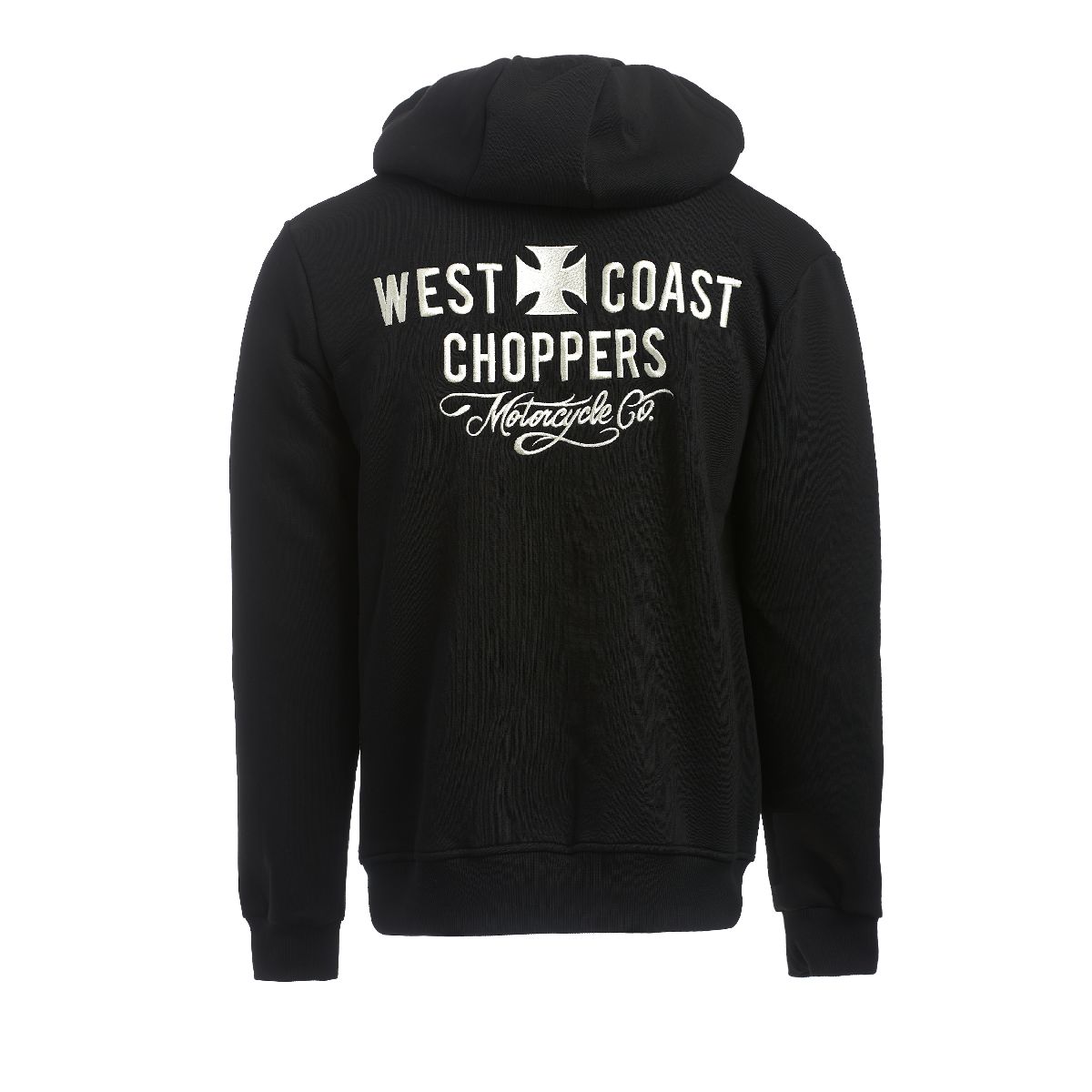 WCC West Coast Choppers Hoodie Motorcycle Co. Zip Hoody Schwarz - Herren / Unisex