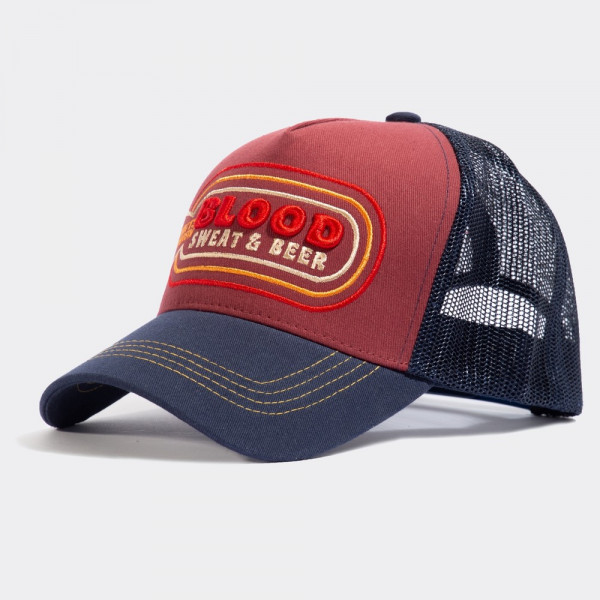 King Kerosin Trucker Cap 280326 Weinrot