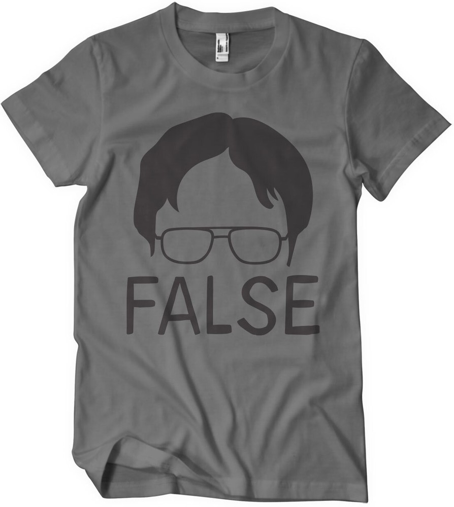 The Office False T-Shirt Dark-Grau - Herren / Unisex