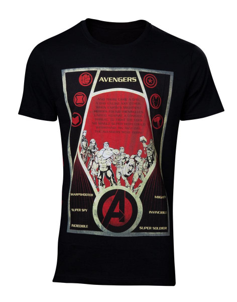 Avengers - Constructivism Poster Men's T-shirt Black