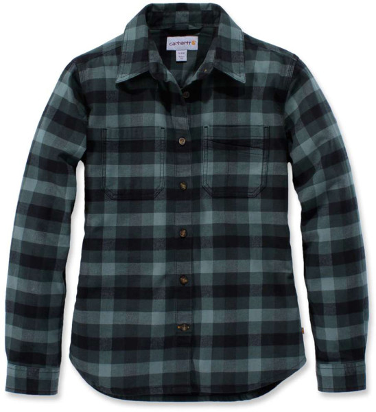 Carhartt Damen Shirt Hamilton Flannel Shirt Balsam Green