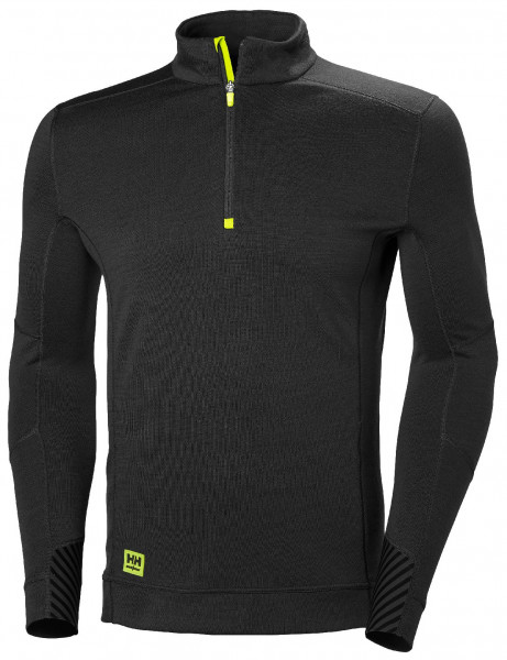 Helly Hansen Longsleeve 75109 Hh Lifa 1/2 Zip 990 Black