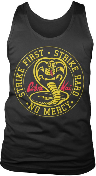 Cobra Kai Round Patch Tank Top Black