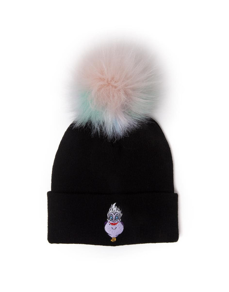 Disney - The Little Mermaid Ursula Beanie With Pom-pom Black