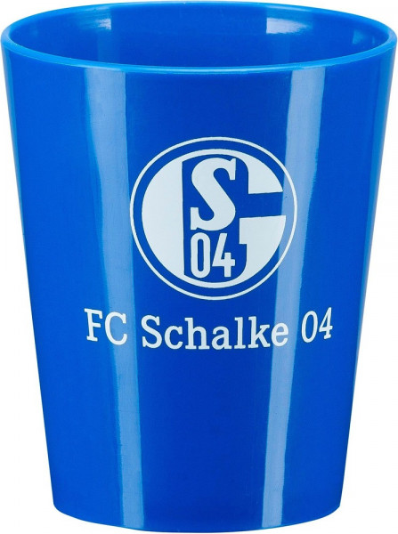 FC Schalke 04 S04 Zahnputzbecher Fußball Blau