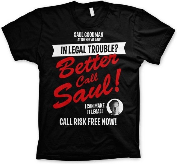 Breaking Bad In Legal Trouble T-Shirt Black
