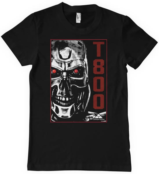 Terminator T-800 Machine T-Shirt Black
