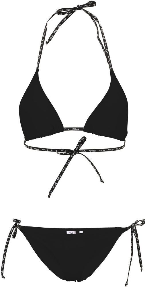 Fila Damen Bikini Sibu Triangle Bikini Schwarz - Damen