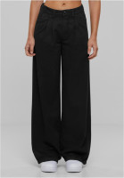 Urban Classics Damen Ladies Organic Pleated Cotton Pants TB6216
