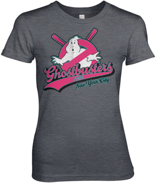 Ghostbusters New York City Girly Tee Damen T-Shirt Dark-Heather