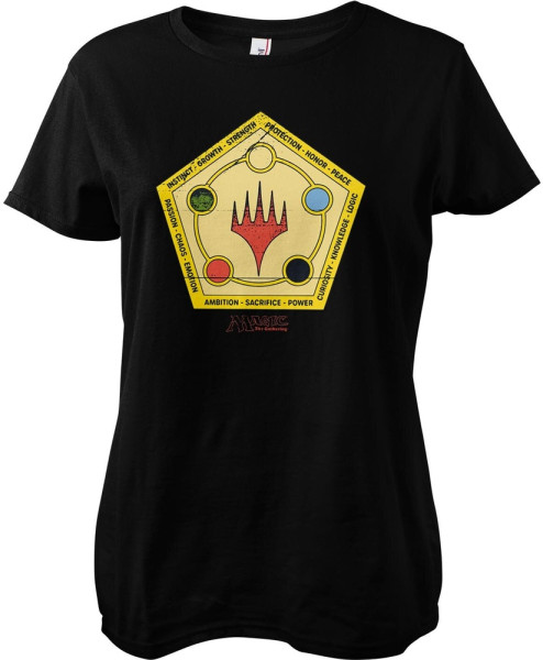 Magic: The Gathering Damen T-Shirt Symbols Girly Tee HSB-5-MTG007-H70-1