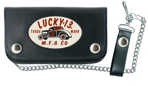 Lucky 13 Wallet Portemonnaie MFG 13 Black
