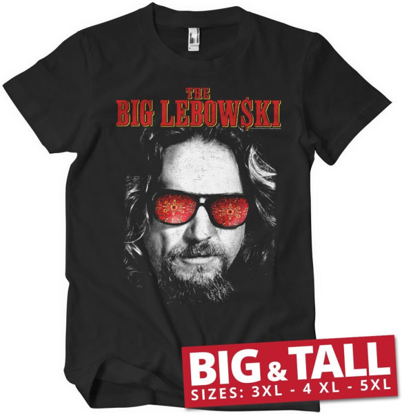 The Big Lebowski Dude In Shades Big & Tall T-Shirt