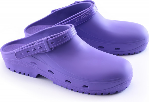 Schu'zz Schuzz Damen Clog Badeschuhe Bloc Femme Mauve / Lila