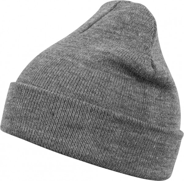 MSTRDS Beanie Beanie Basic Flap Heather Grey