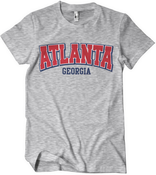 Atlanta Georgia T-Shirt Heather-Grey