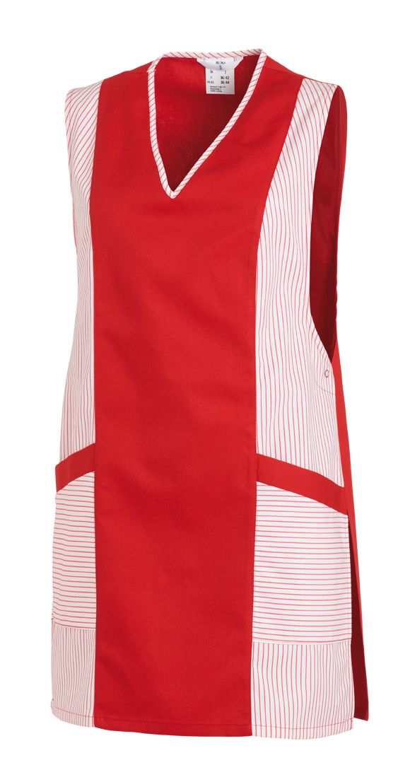 Leiber Damen Überwurfschürze 08/264/02 Rot - Damen