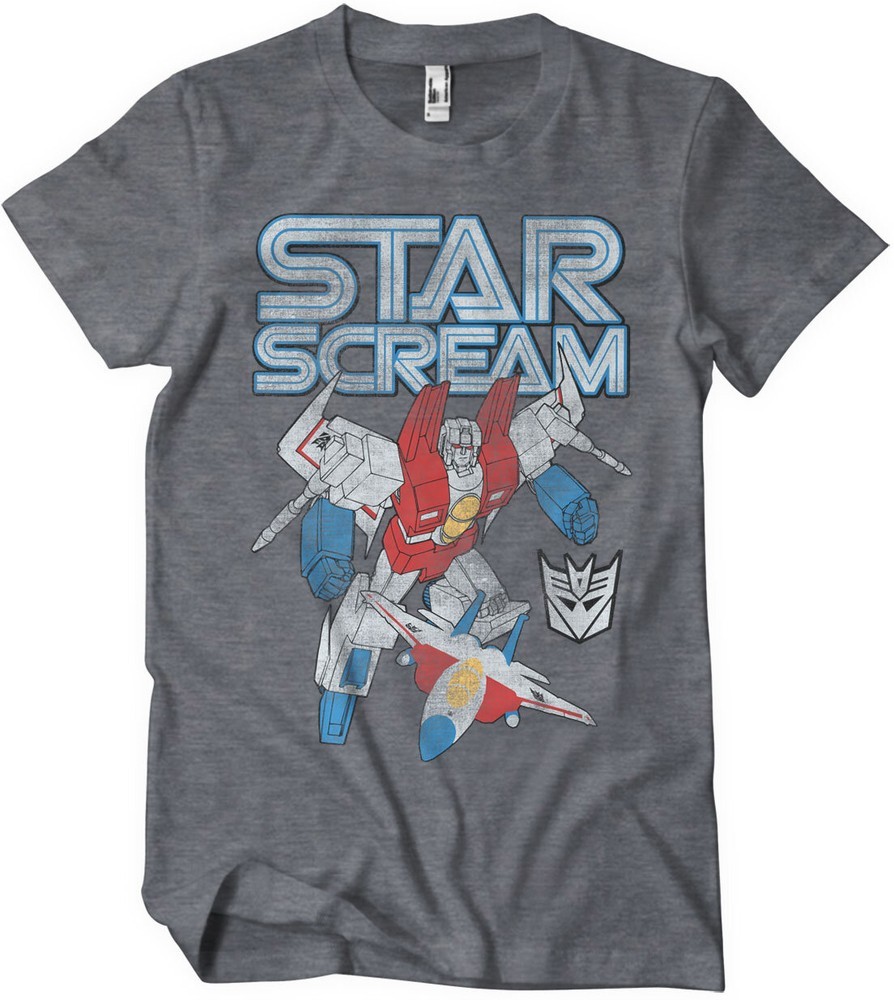 Transformers Starscream Washed T-Shirt Dark/Heather - Herren / Unisex
