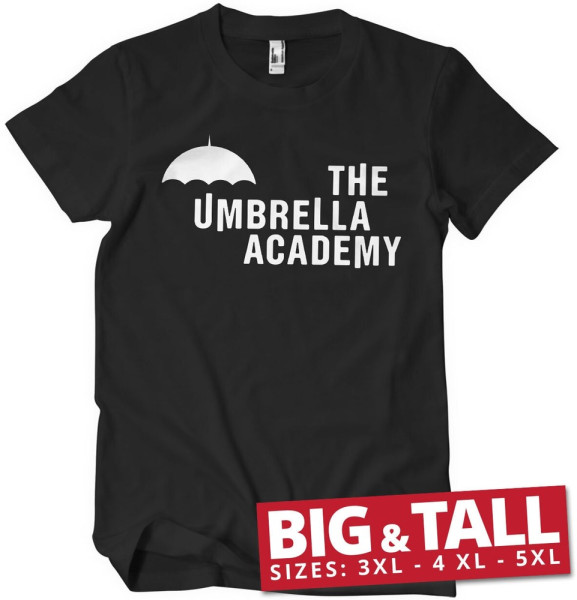 Umbrella Academy Big & Tall T-Shirt Black
