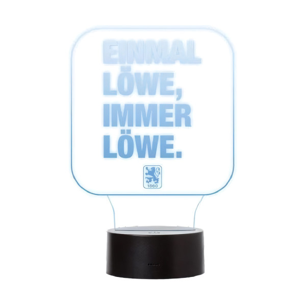 TSV 1860 München LED-Licht Einmal Löwe Fußball Blau