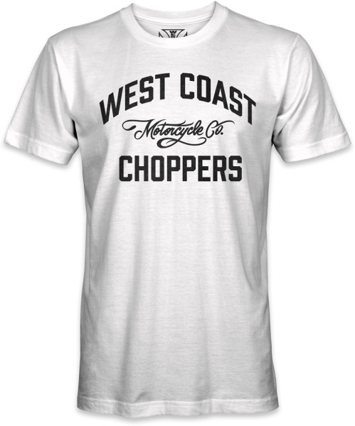 West Coast Choppers Herren T-Shirt Motorcycle Co. Tee White