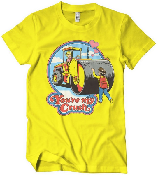 Steven Rhodes You'Re My Crush T-Shirt Yellow