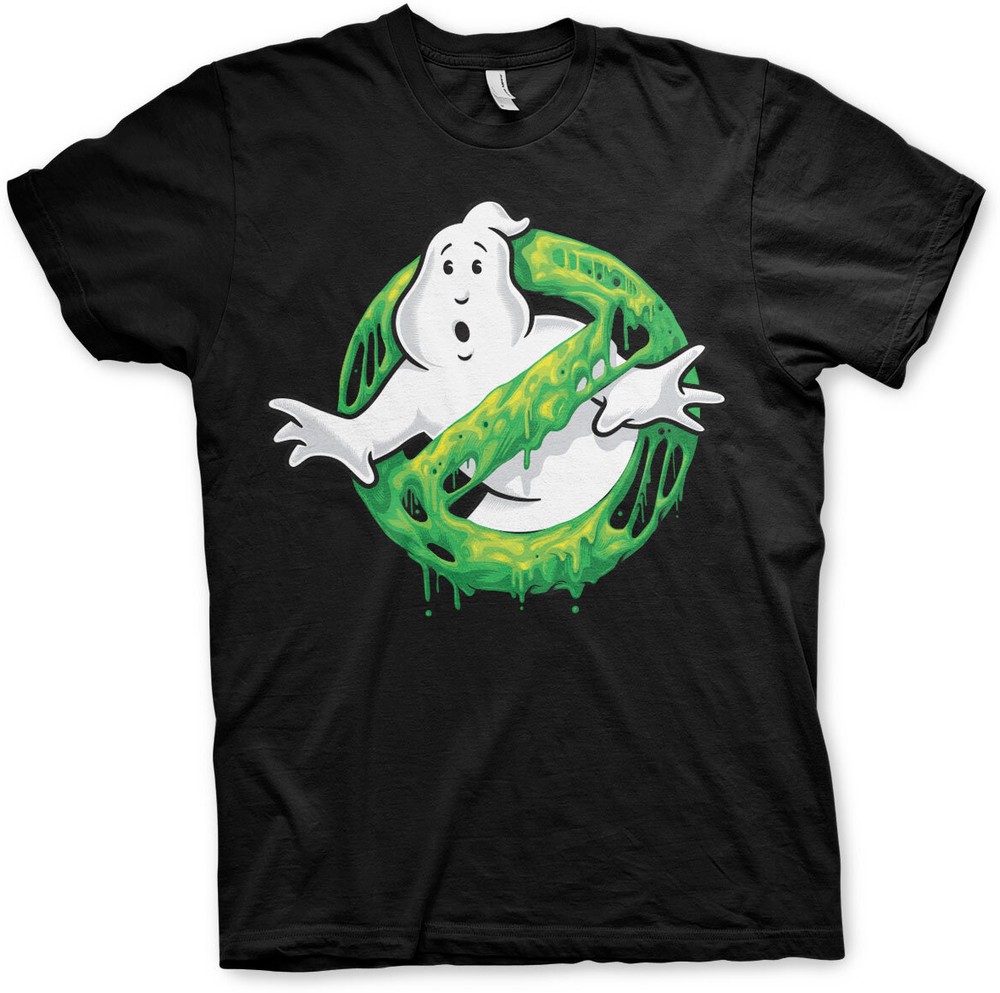 Ghostbusters Slime Logo T-Shirt Schwarz - Herren / Unisex