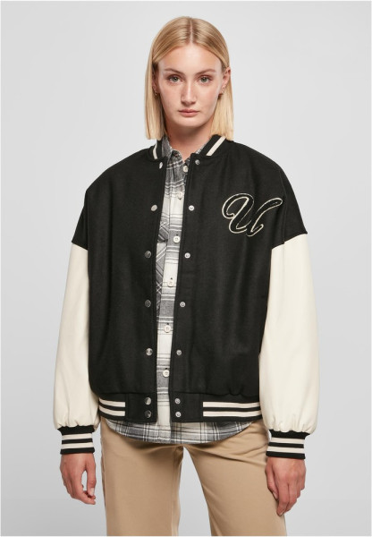 Urban Classics Damen Ladies Oversized Big U College Jacket