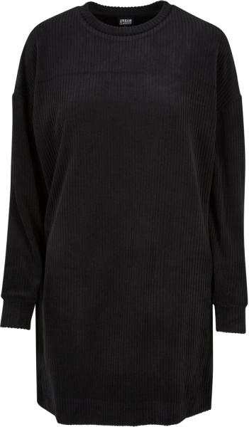 Urban Classics Damen Ladies Velvet Rib Crew Dress
