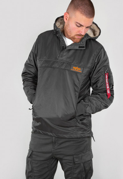 Alpha Industries HPO Anorak Jacke Greyblack