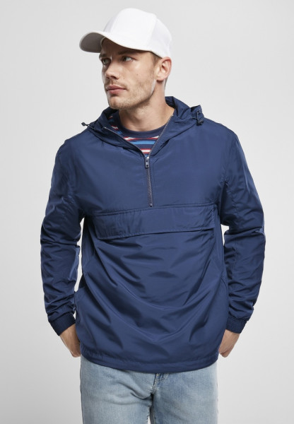 Urban Classics Pullover Basic Pull Over Jacket Darkblue