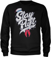 Ghostbusters Stay Puft Sweatshirt Black Ghostbusters Stay Puft Sweatshirt Black