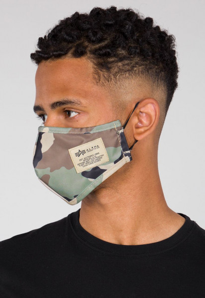 Alpha Industries Maske Tactical Face Mask Wdl Camo 65