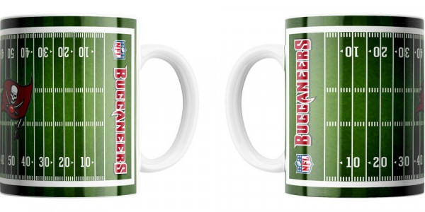 Tampa Bay Buccaneers Jumbo-Tasse Field American Football NFL Grün-450ml