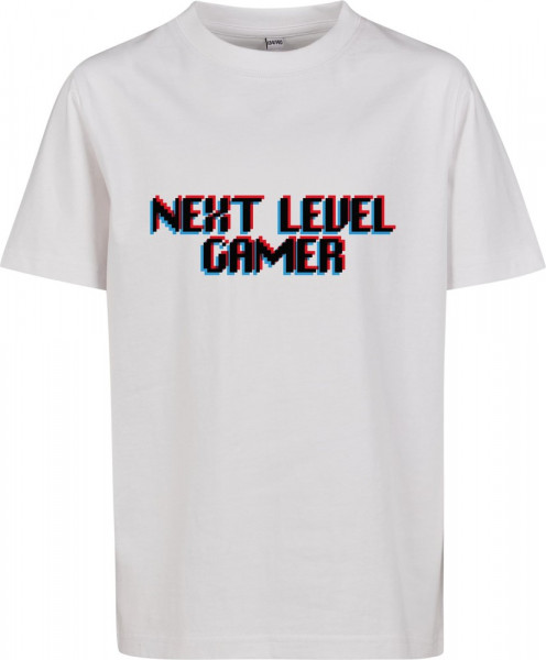 Mister Tee Kinder Kids Next Level Gamer Tee White
