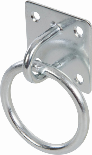 Fixman Ketten und Seile Galvanisierte Augplatte Ring, 50 mm x 50 mm