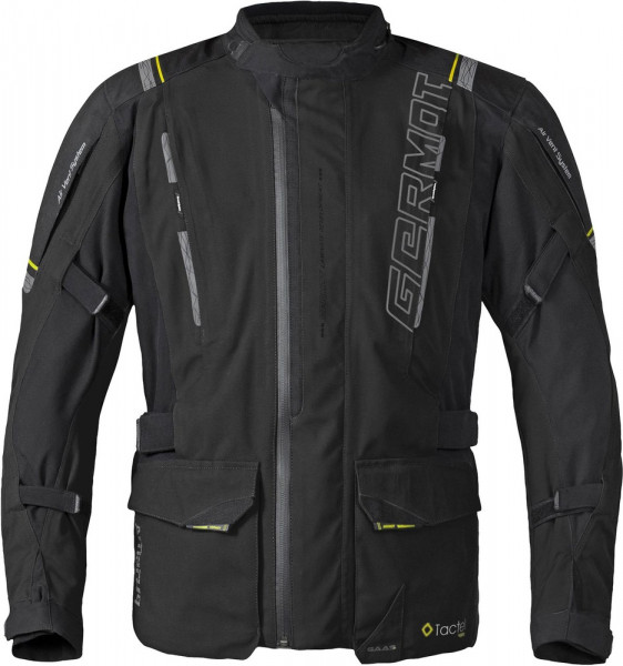 Germot Motorrad Textiljacke Amaruq Herren Schwarz/Gelb