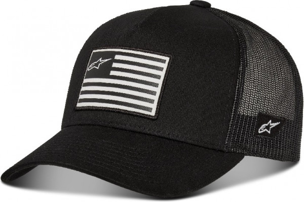 Alpinestars Herren Cap Flag Snapback Hat Black/Black