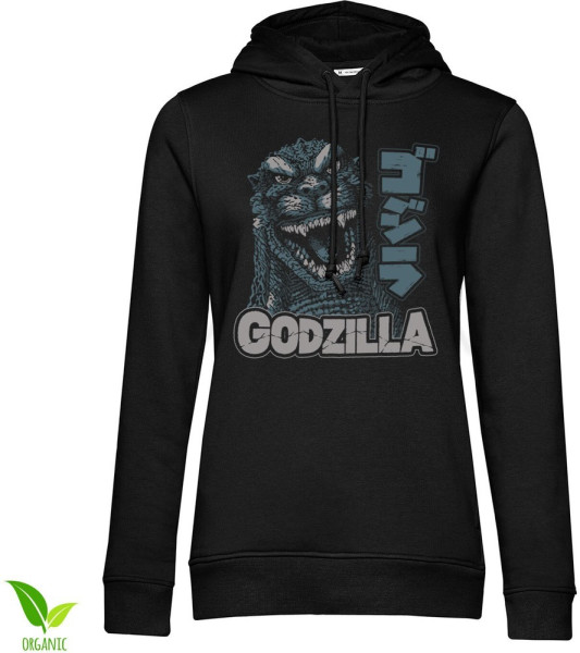Godzilla Roar Girls Damen Hoodie Black