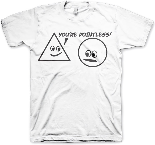 Hybris You're Pointless T-Shirt White