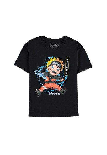 Naruto Shippuden - Boys Short Sleeved T-Shirt Black