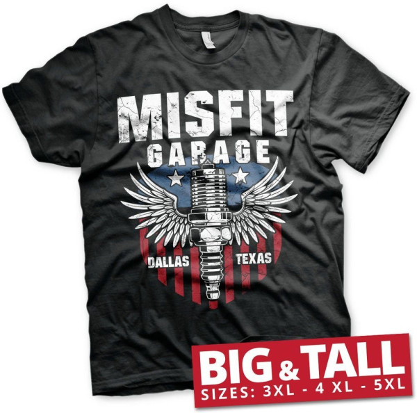 Misfit Garage American Piston T-Shirt DC-1-MG005-H83-13