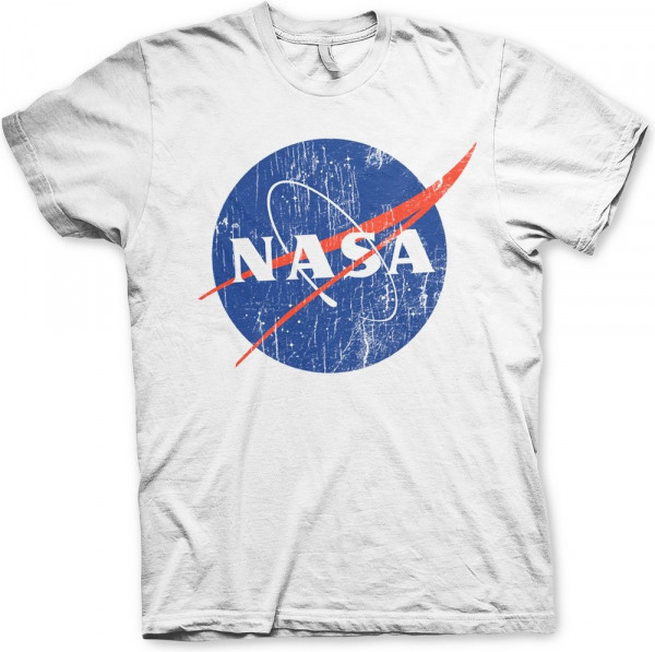 NASA Washed Insignia T-Shirt White