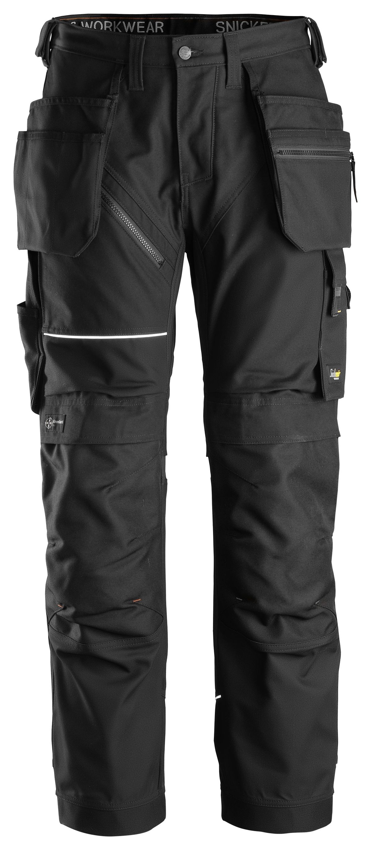 Snickers RuffWork Canvas+ Arbeitshose m. Holstertaschen, EN 14404 Schwarz - Herren / Unisex
