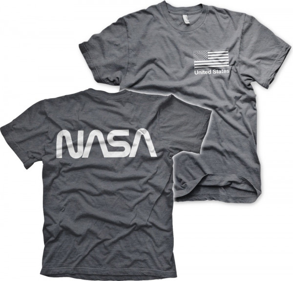 NASA Black Flag T-Shirt Dark-Heather
