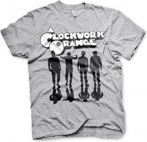 Clockwork Orange Shadows T-Shirt Heather-Grey