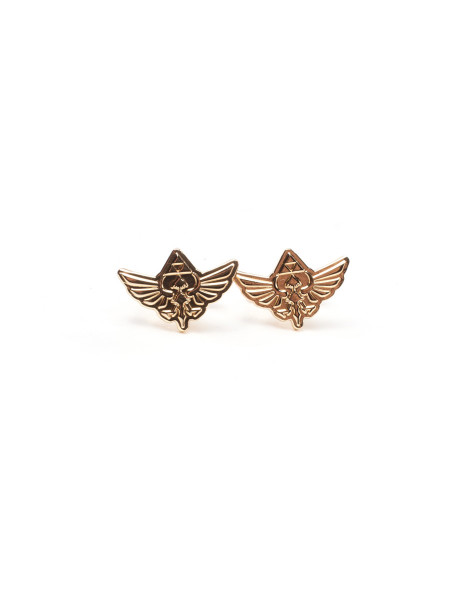 The Legend of Zelda Cufflinks Zelda - Hyrule Crest Cufflinks Gold