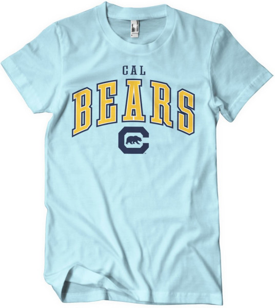 Berkeley University of California Bears Big Patch T-Shirt Skyblue
