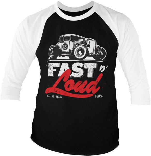 Fast N' Loud Hot Rod Baseball 3/4 Sleeve Tee DC-19-FL003-H83-7